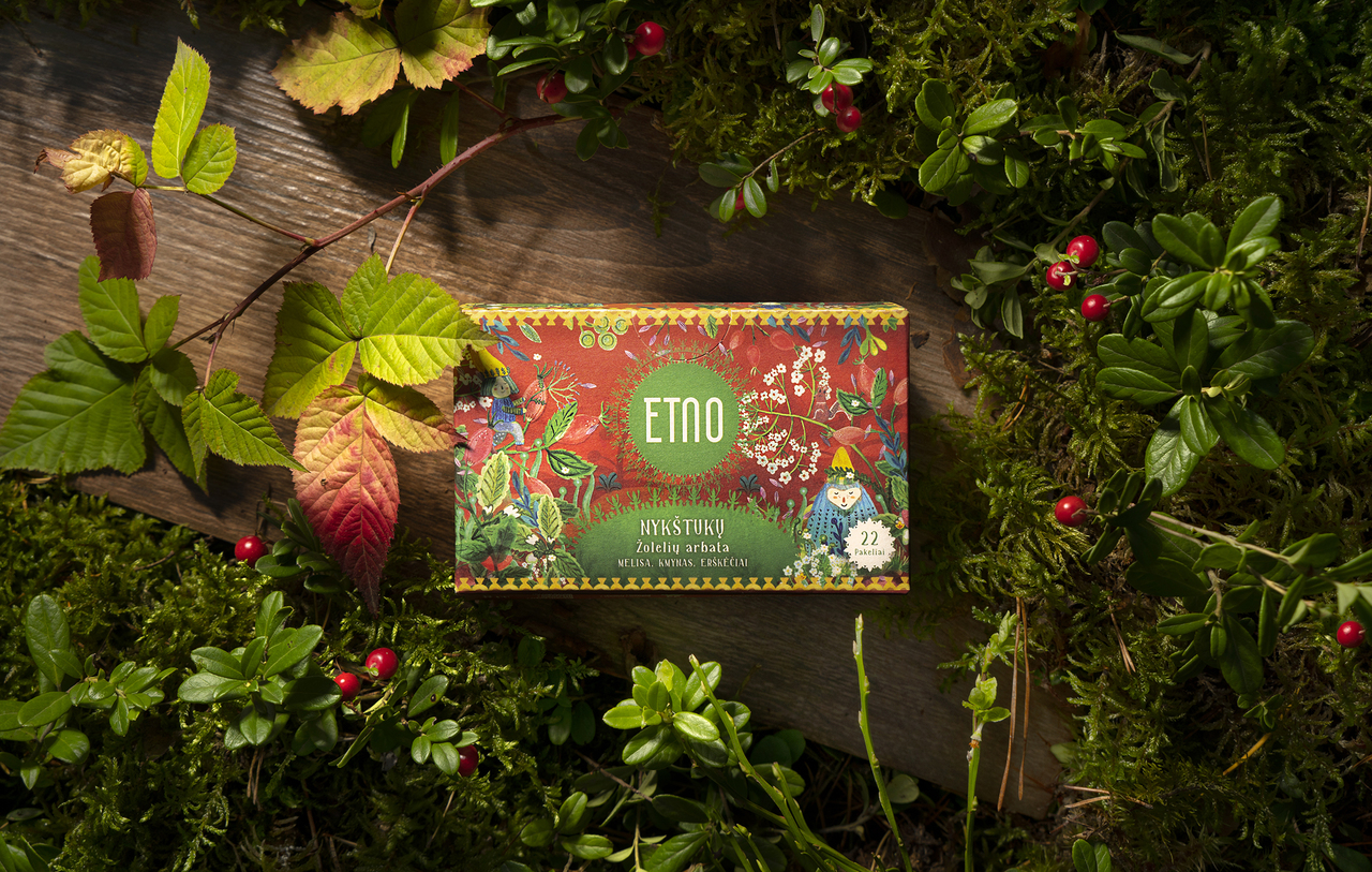 Natural herbal tea with caraway, lemon balm and rosehips - "Elfin" Image