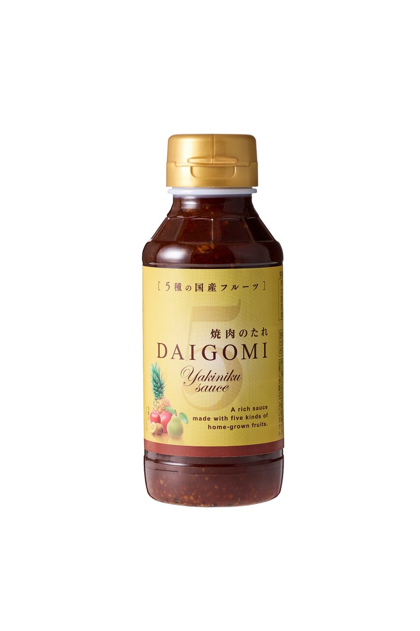 Yakiniku sauce made with 5 kinds of fruits grown in Japan Image
