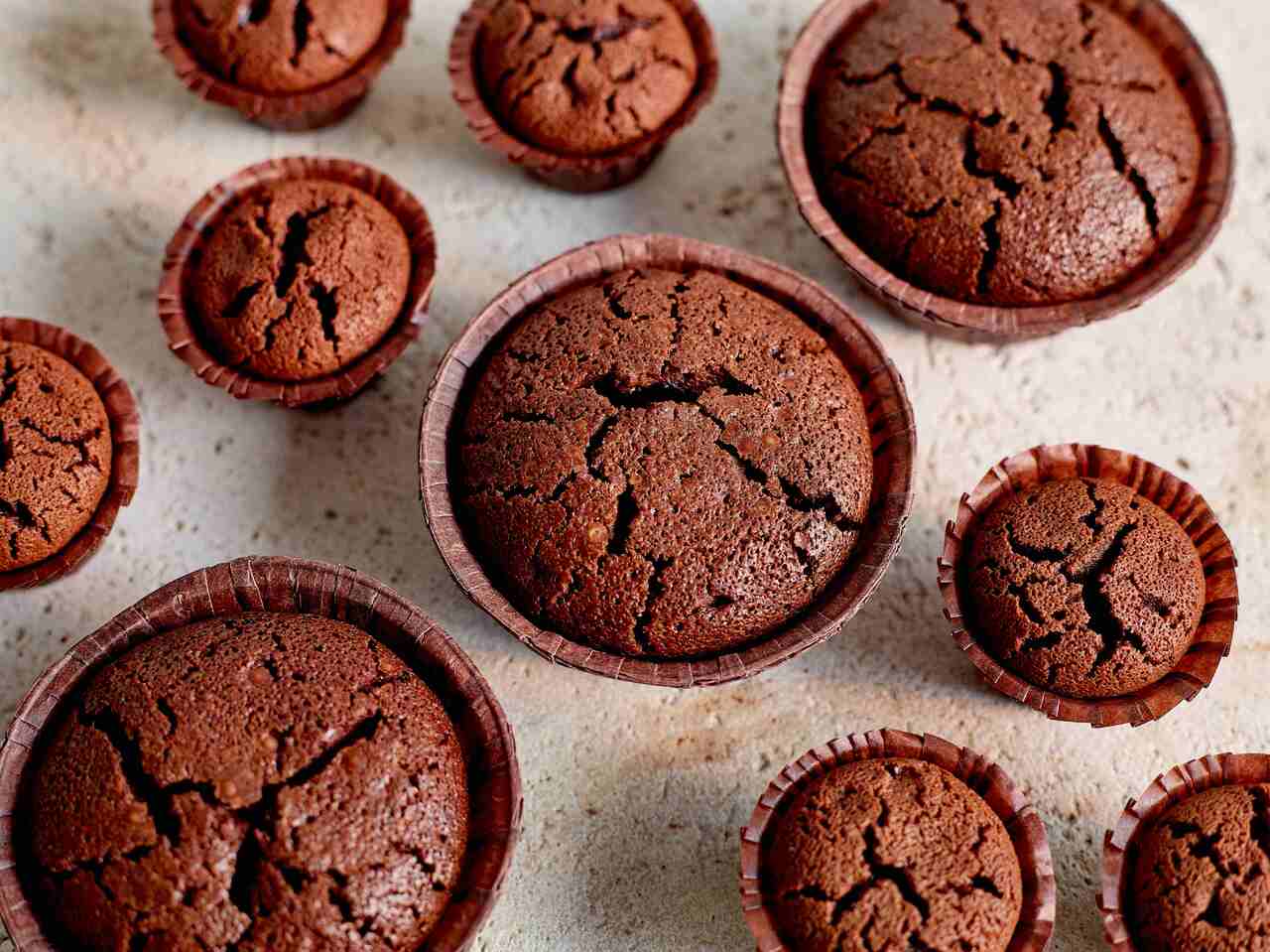 Belgian Chocolate Molten Cakes, Lava Cakes, Chocolate Fondant Image