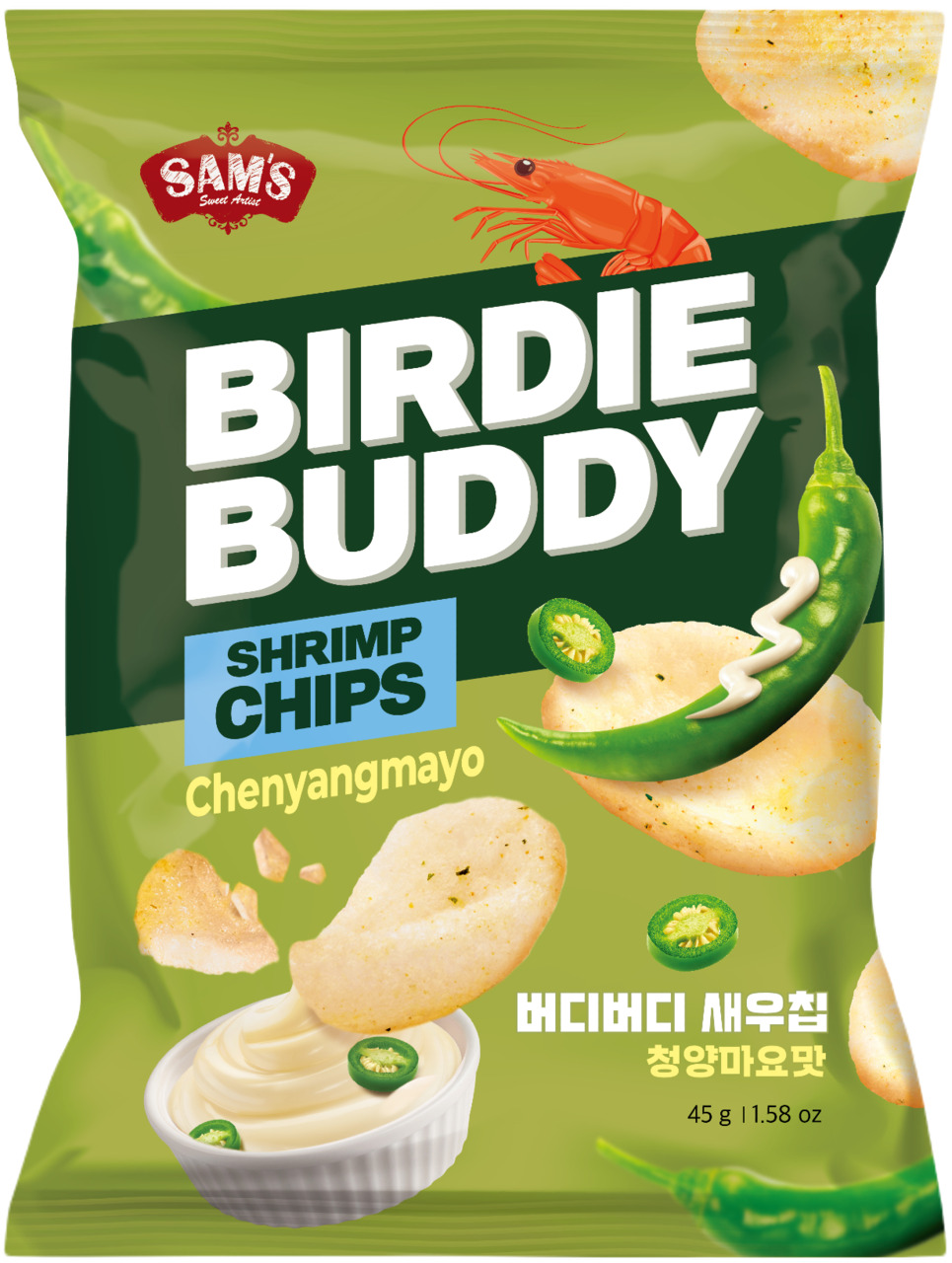 BIRDIE BUDDY Shrimp Chips - Chili Mayo and Takoyaki Image