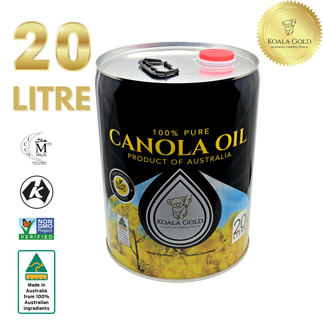 KOALA GOLD CANOLA OIL 20L  Image