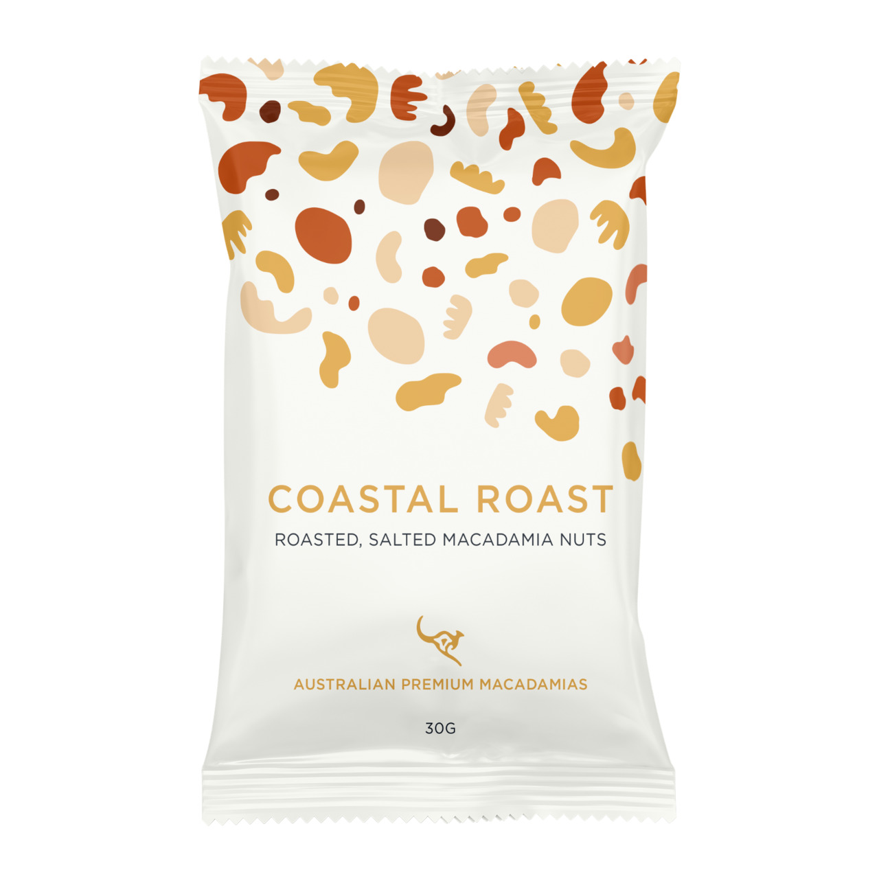 Coastal Roast Macadamias 30g Snack Pack Image