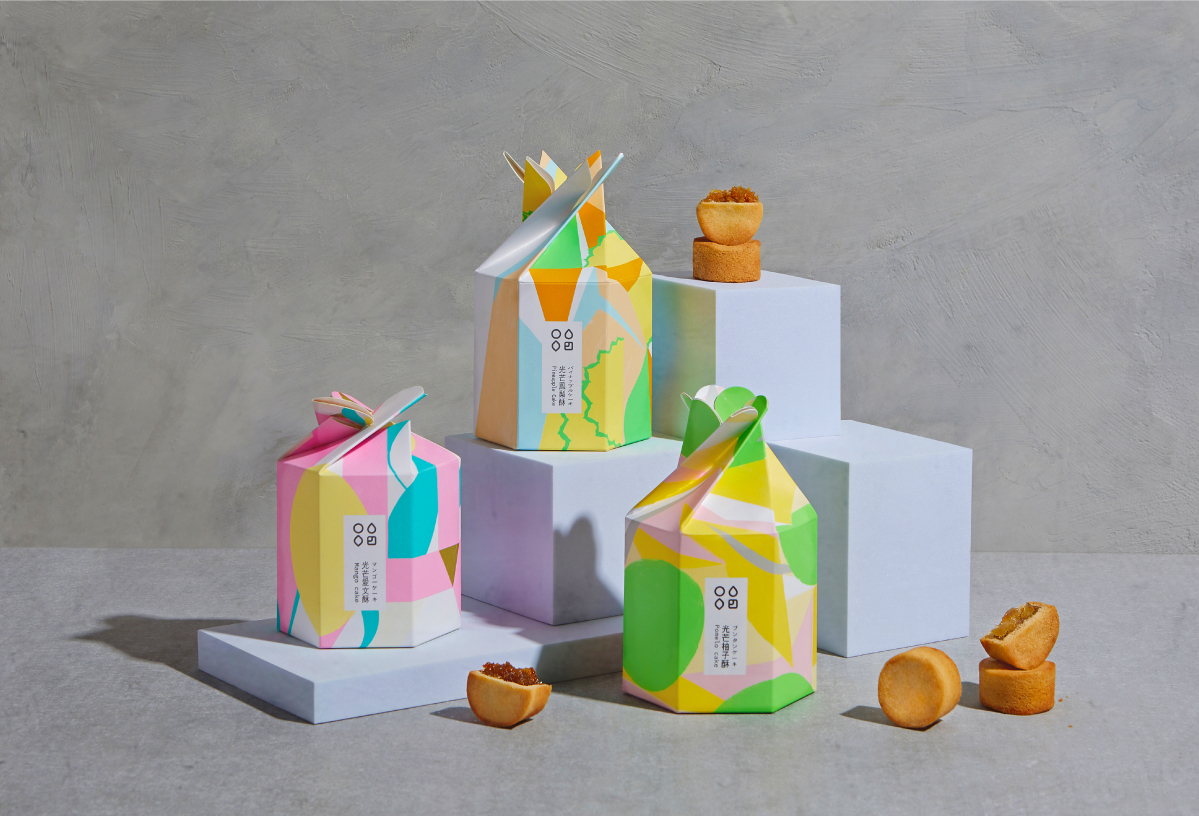 Fruit Cakes ( Pineapple ; Mango ), Pineapple cake, Mango Cakes Image