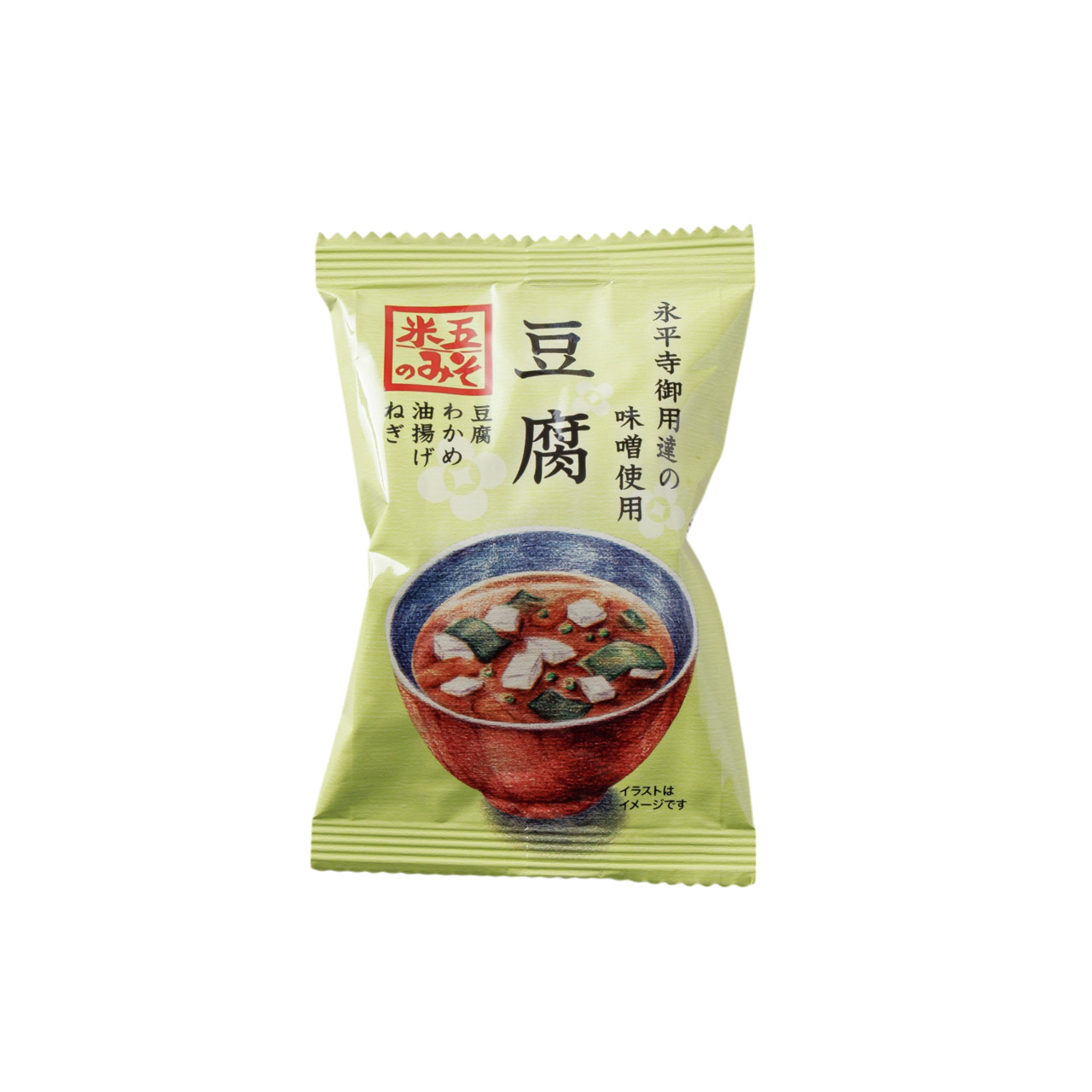 越前おみそ汁　豆腐 イメージ