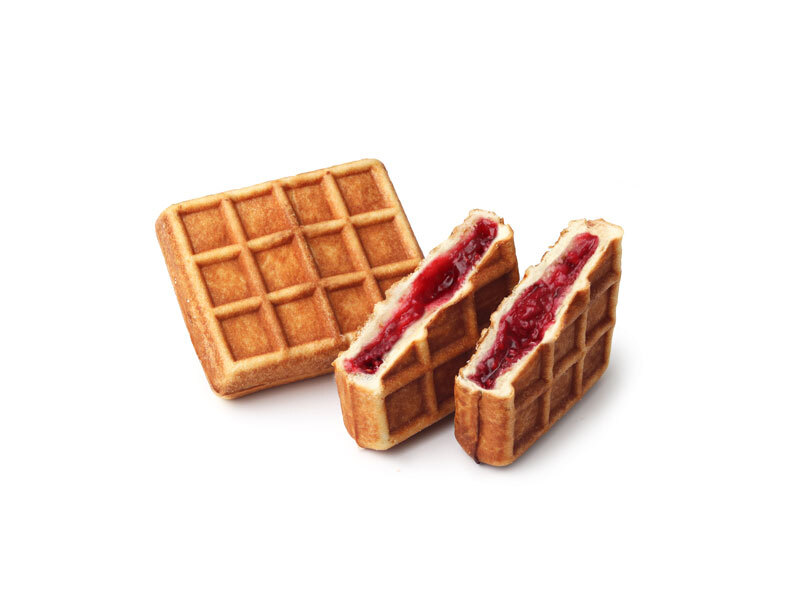 ベルギー フローズン マジックワッフル レッドベリー 80gx48 イメージ