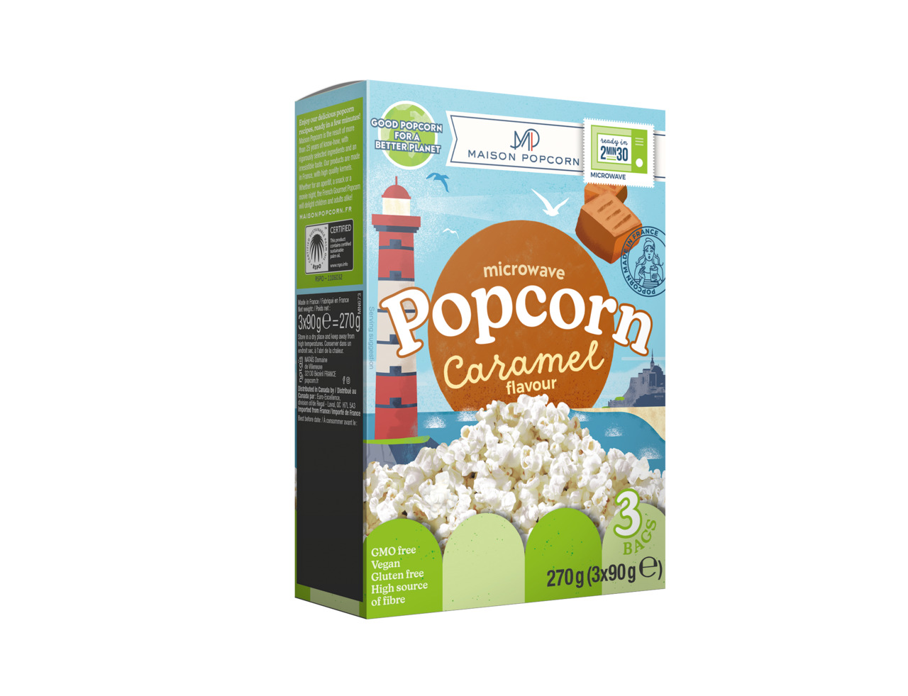 French Gourmet Microwave Popcorn Image