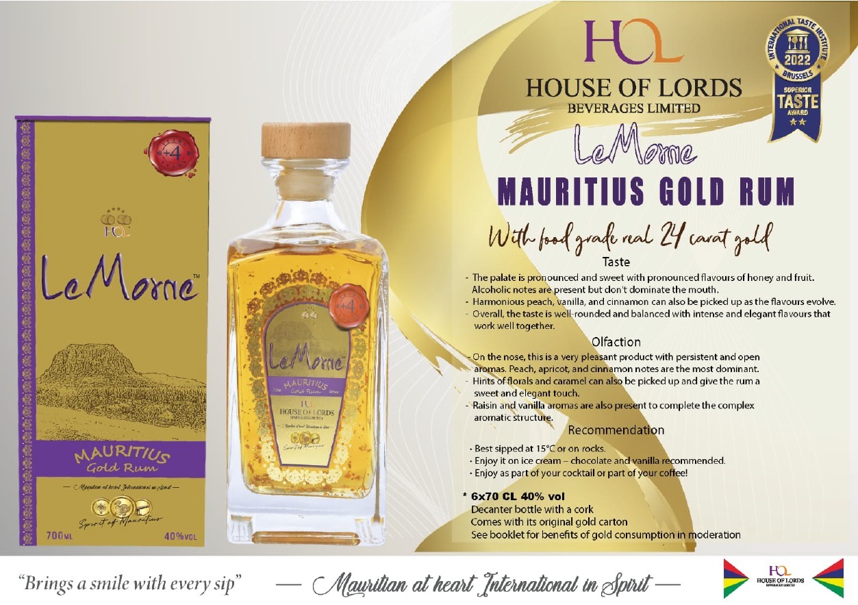 LE MORNE MAURITIUS GOLD RUM Image