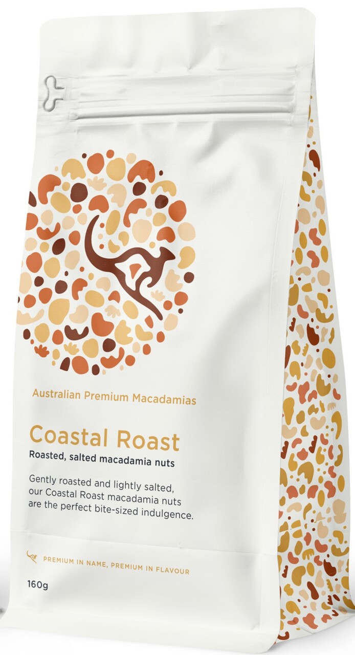 Coastal Roast Macadamias 160g Pack Image