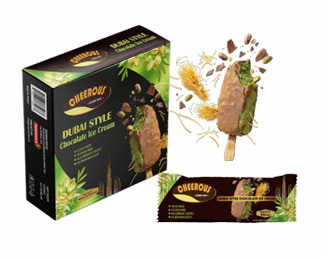 Dubai Style Chocolate Ice Cream Bar Image