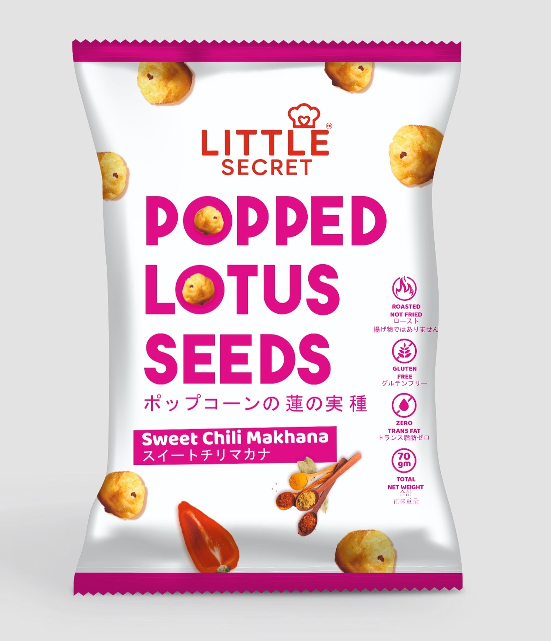 POPPED LOTUS SEEDS & KETTLE CHIPS Image