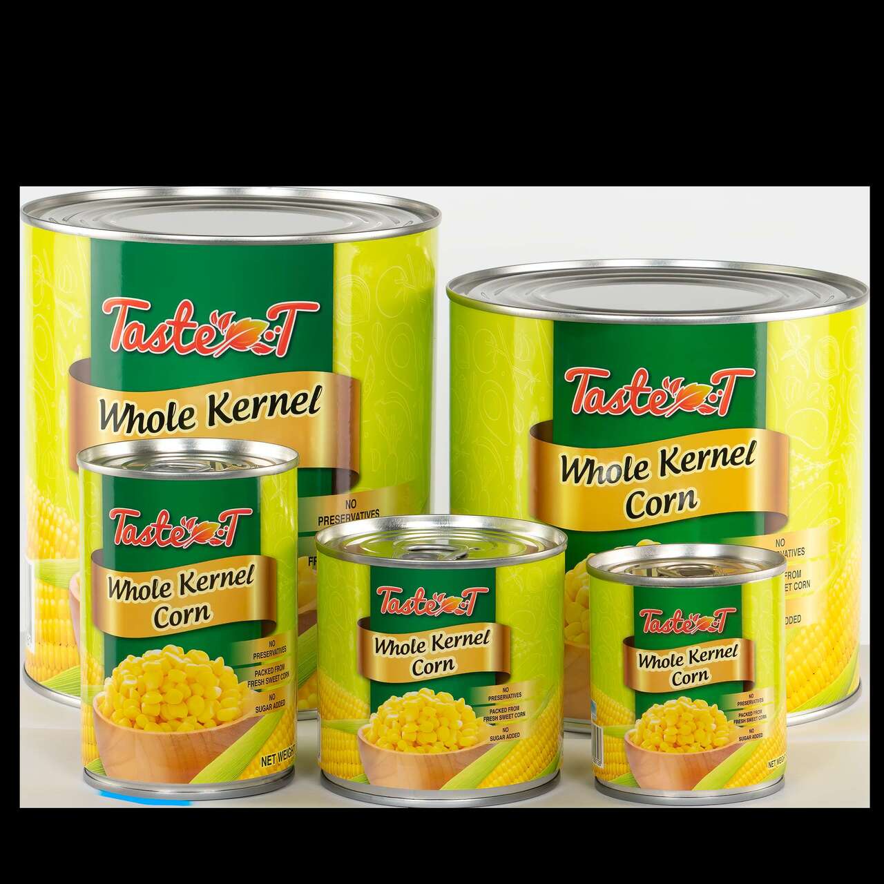 Canned sweet corn Image