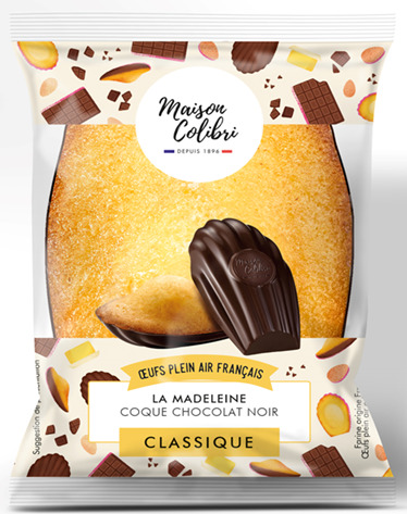 Maison Colibri Dark Chocolate Madeleines 26g Image