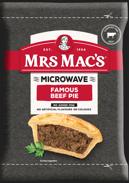 Mrs Mac’s Microwave Famous Beef Pie Image