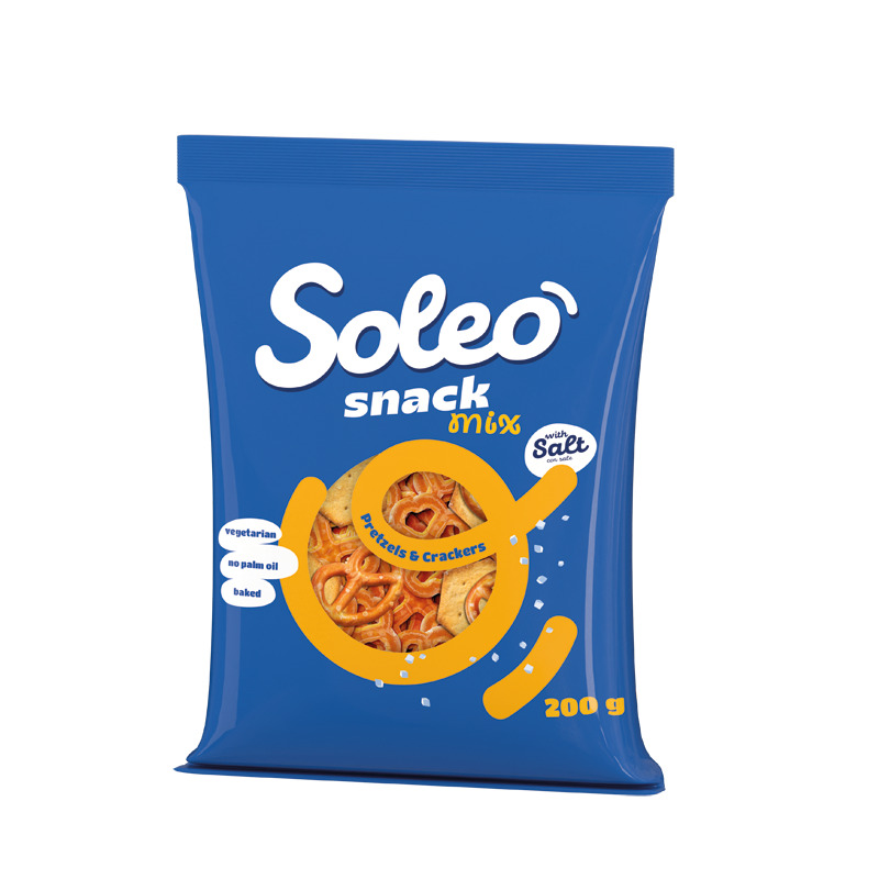 Soleo mix of pretzels and crackers 200g Image