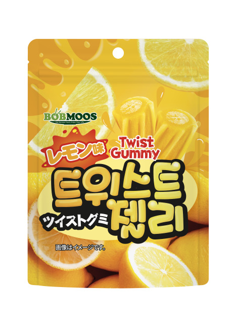 ツイストグミ　レモン味 イメージ
