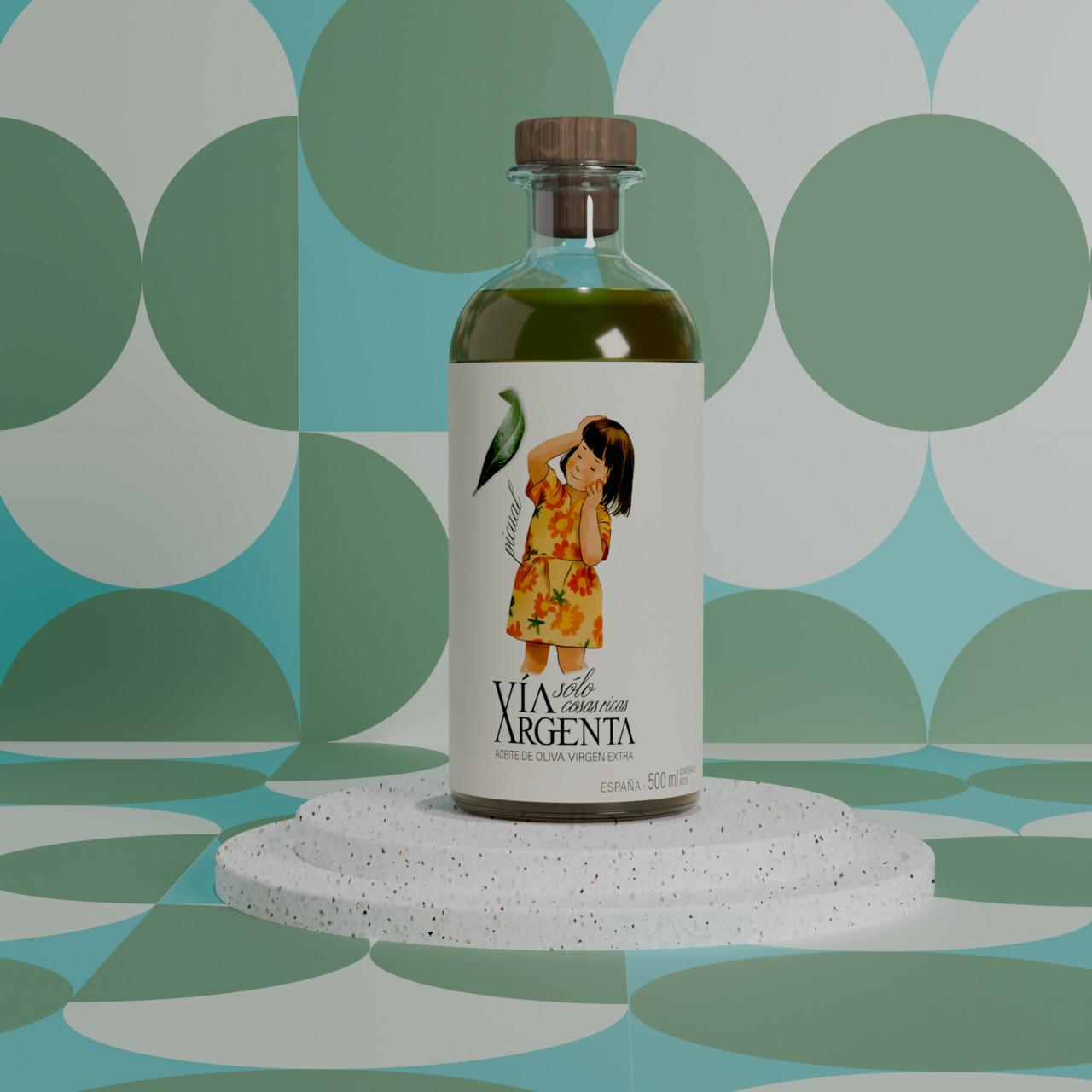 EXTRA VIRGIN OLIVE OIL PREMIUM PICUAL 500ML EARLY HARVEST EVOO Image