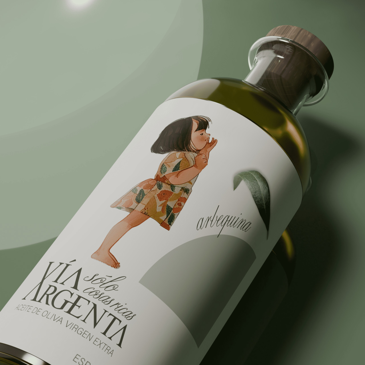 EXTRA VIRGIN OLIVE OIL PREMIUM ARBEQUINA 500ML EARLY HARVEST EVOO Image