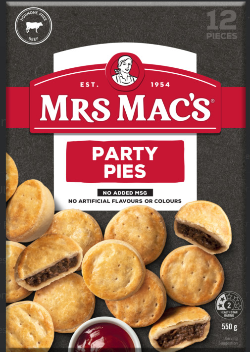 Mrs Mac's Party Beef Pies Image