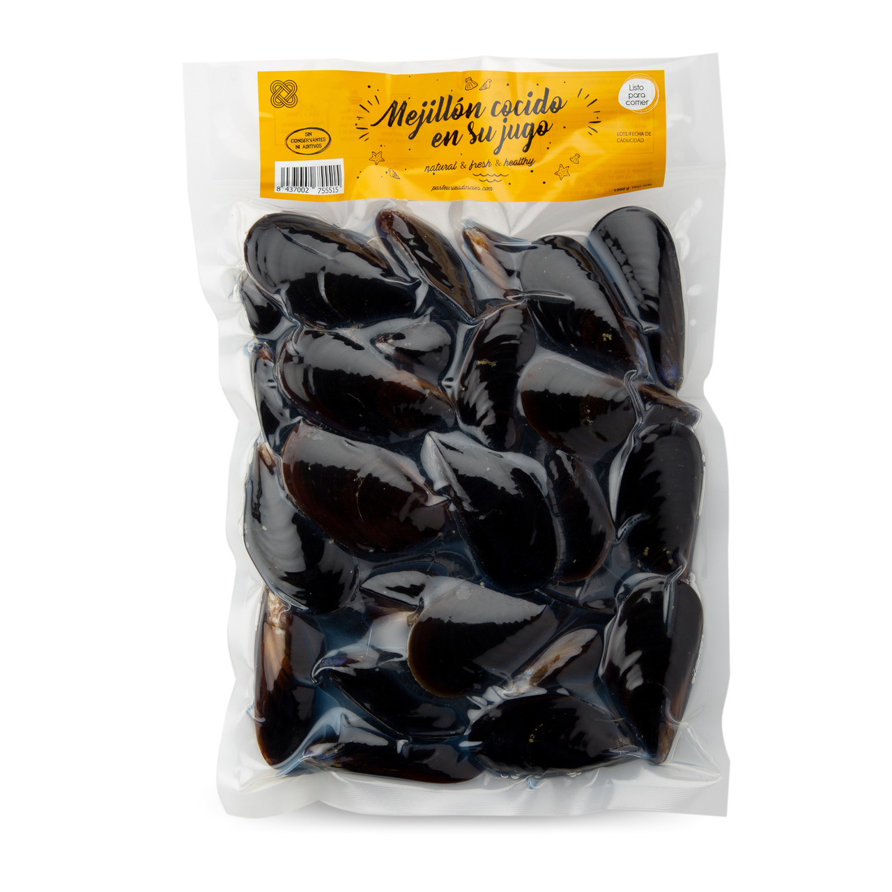 Galician Mussels Cooked in Their Own Juices – Ready to Eat Image