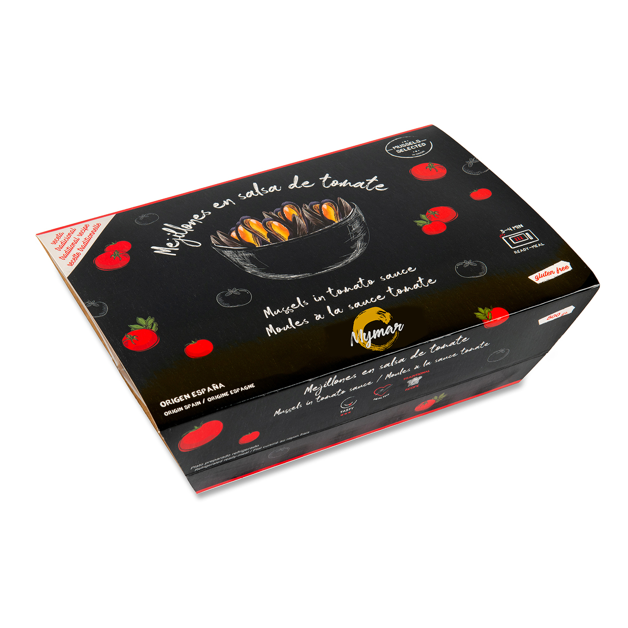 Galician Cooked Mussels in Tomato Sauce and Provencal Sauce – Ready to Eat Image