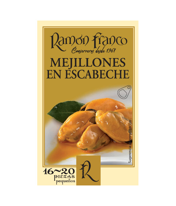 Mussels in pickled sauce with soy oil Image