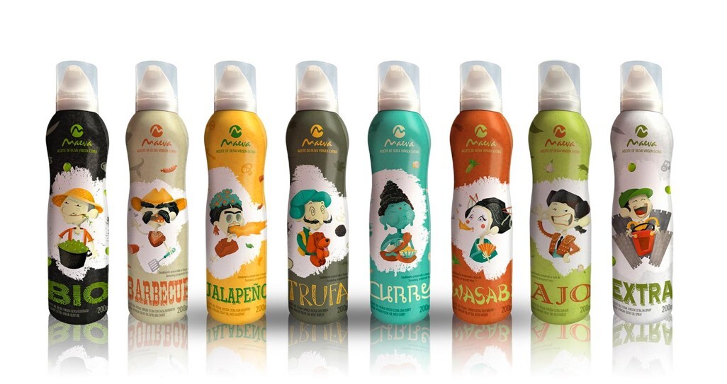 Avocado oil, olive oil and flevored olive oil in spray BOV Image