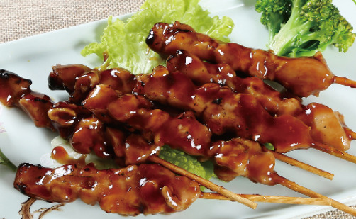 Teriyaki Chicken Thigh Skewers Image