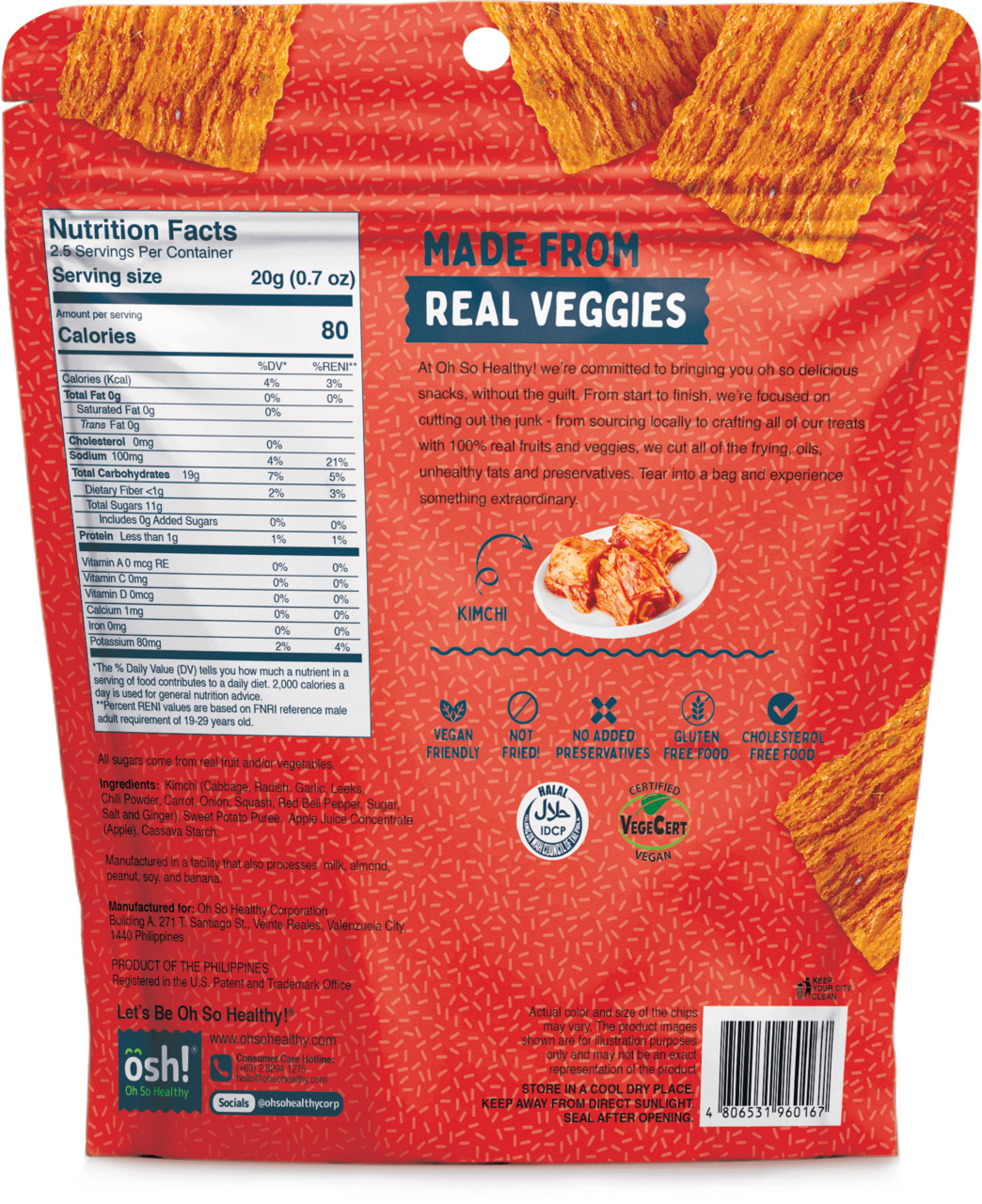 OSH Baked Crisp Kimchi Image