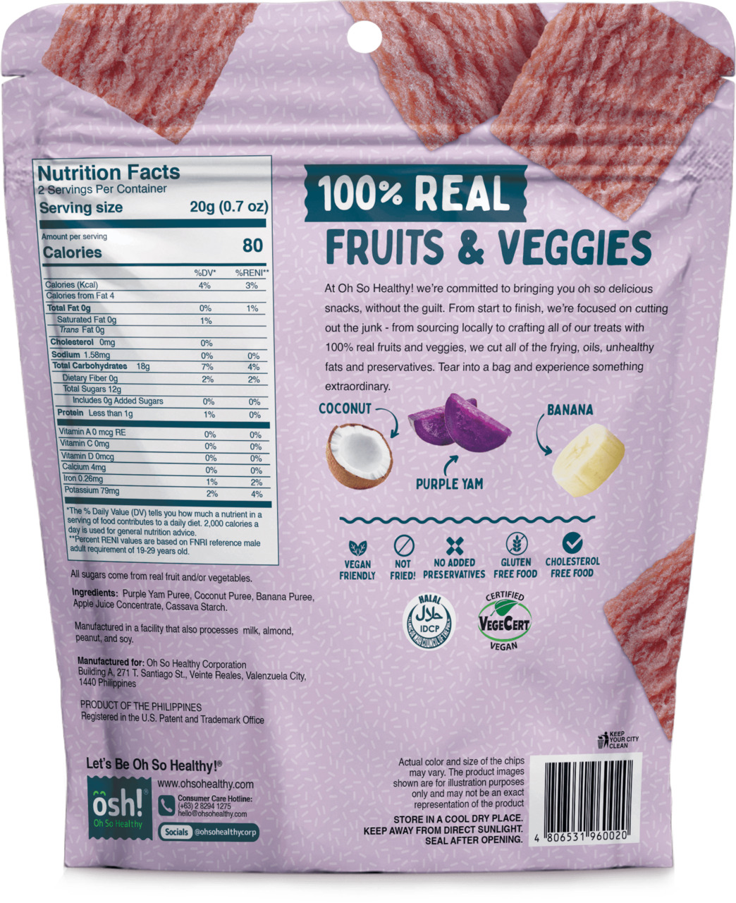 OSH Baked Crisp Guava-Purple Yam-Banana Image