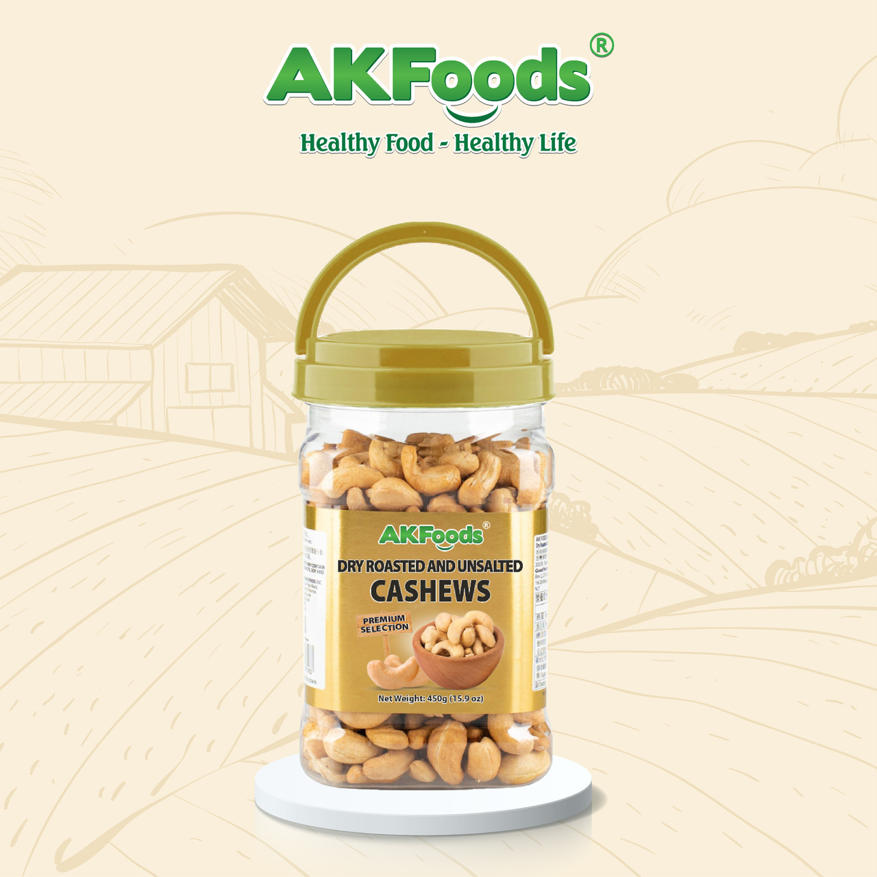 Dry Roasted and Unsalted Cashews イメージ