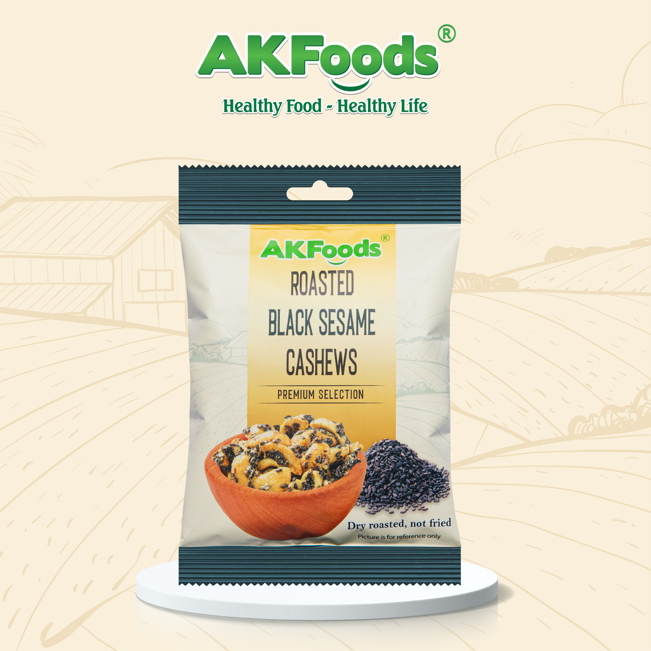 Roasted and Black Sesame Cashews イメージ