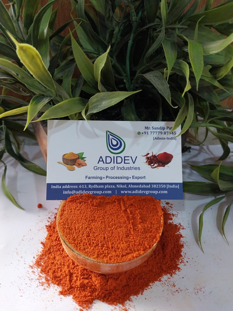 有機チリパウダー（Capsicum annuum）– インド産プレミアム品質 イメージ