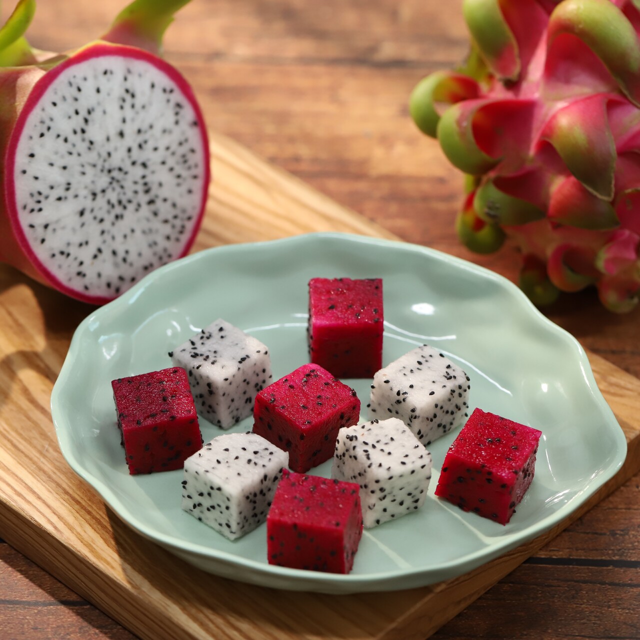 Frozen Mango, Frozen Durian, Frozen Jackfruit, Frozen Dragon Fruit, Frozen Longan Image