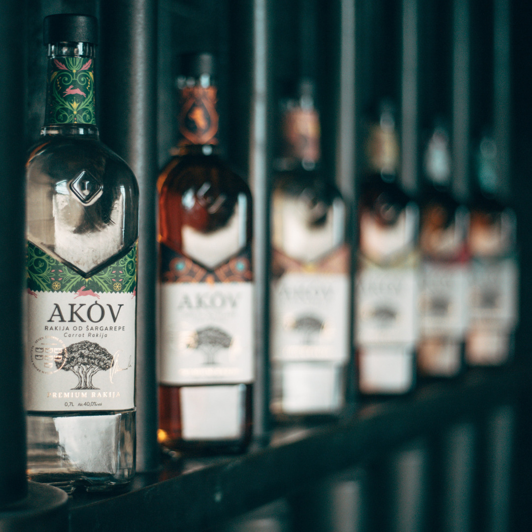 Carrot brandy Akov Image