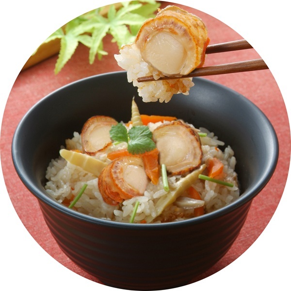 ほたて炊き込みご飯の素 イメージ