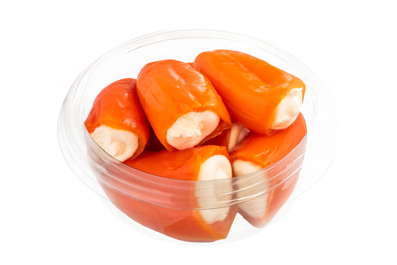 Honey peppers with cream cheese Image