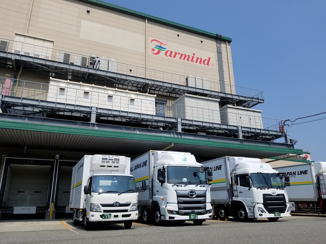 青果の全国輸配送サービス イメージ