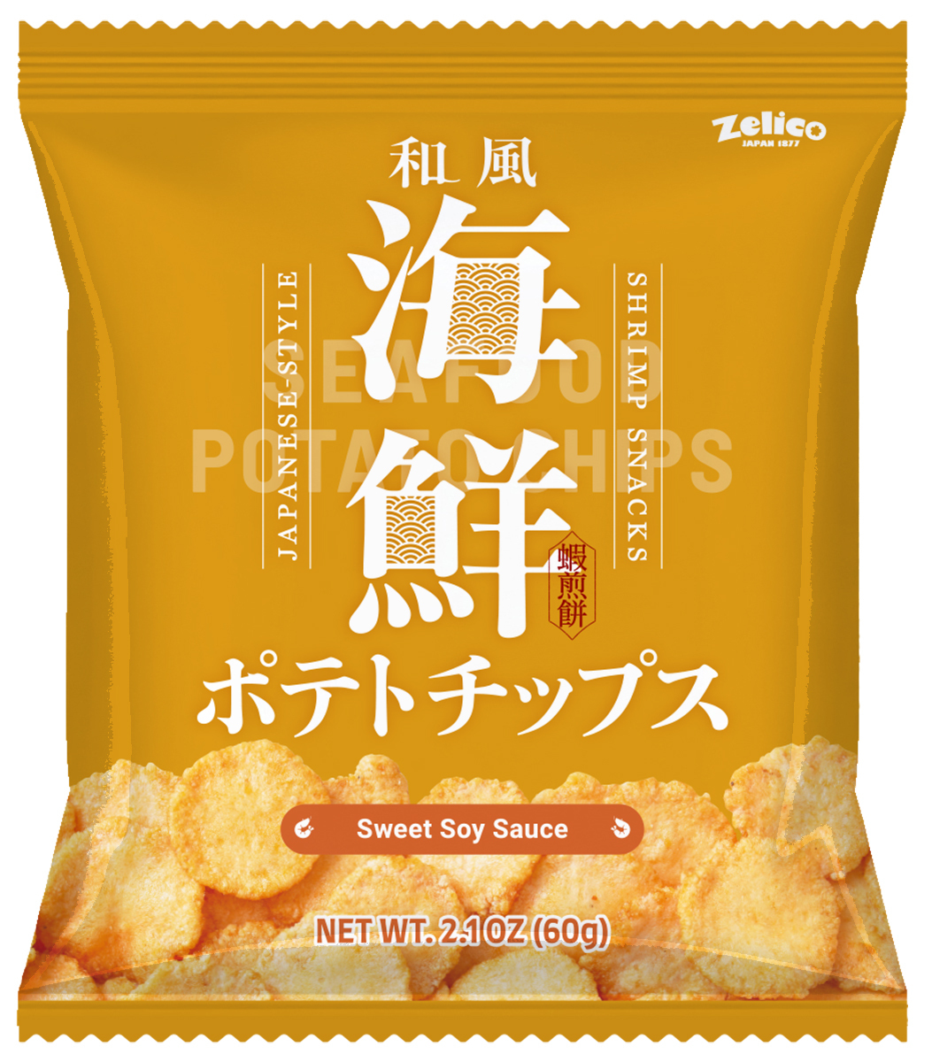 Seafood Potato Chips <6 Flavor Mix><Sweet Soy Sauce><Potato> Image