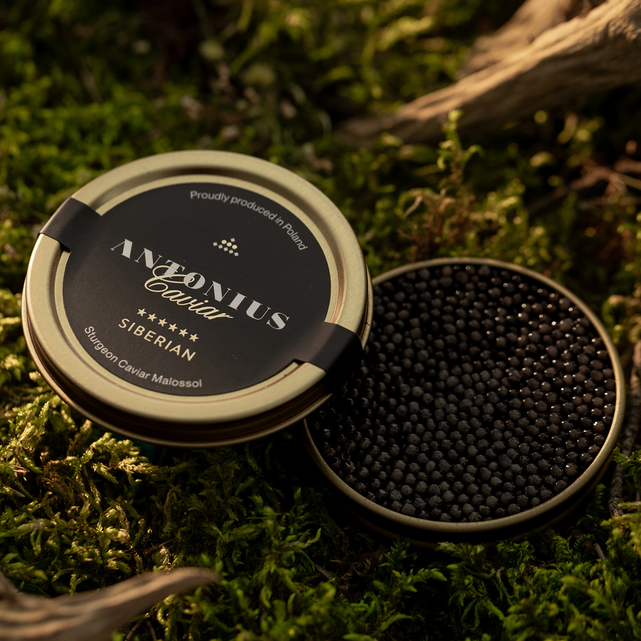 Antonius Caviar Siberian - fresh unpasteurized caviar from Siberian sturgeon (Acipenser baerii) Image