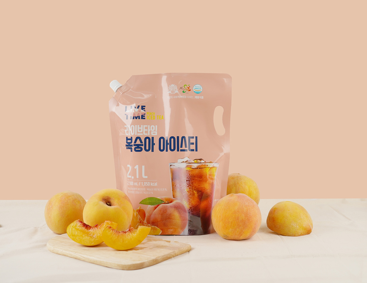 Live time peach iced tea Image