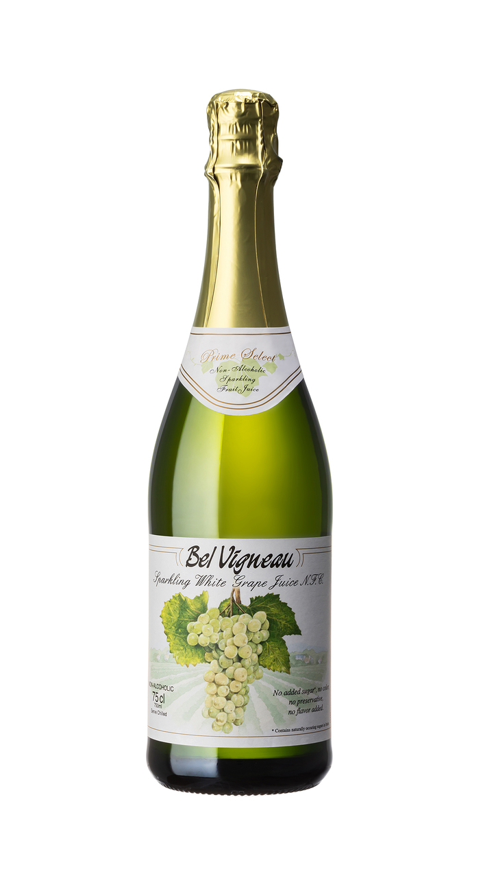 ベルビニョー　無濃縮・無醗酵・非加熱スパークリングワイングレープジューース イメージ