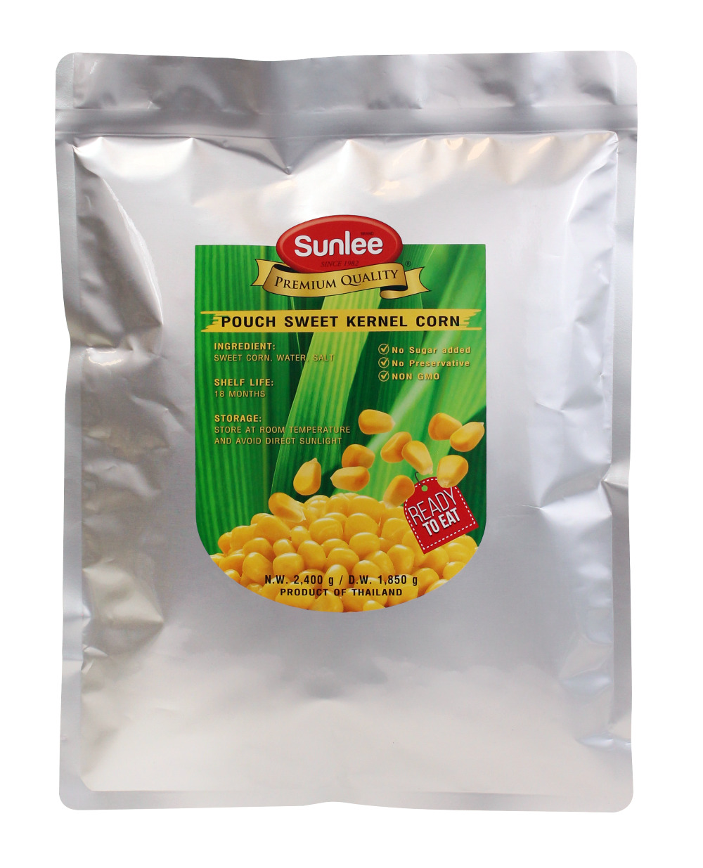 Sweet Kernel Corn in Pouch Aluminum Bag Image