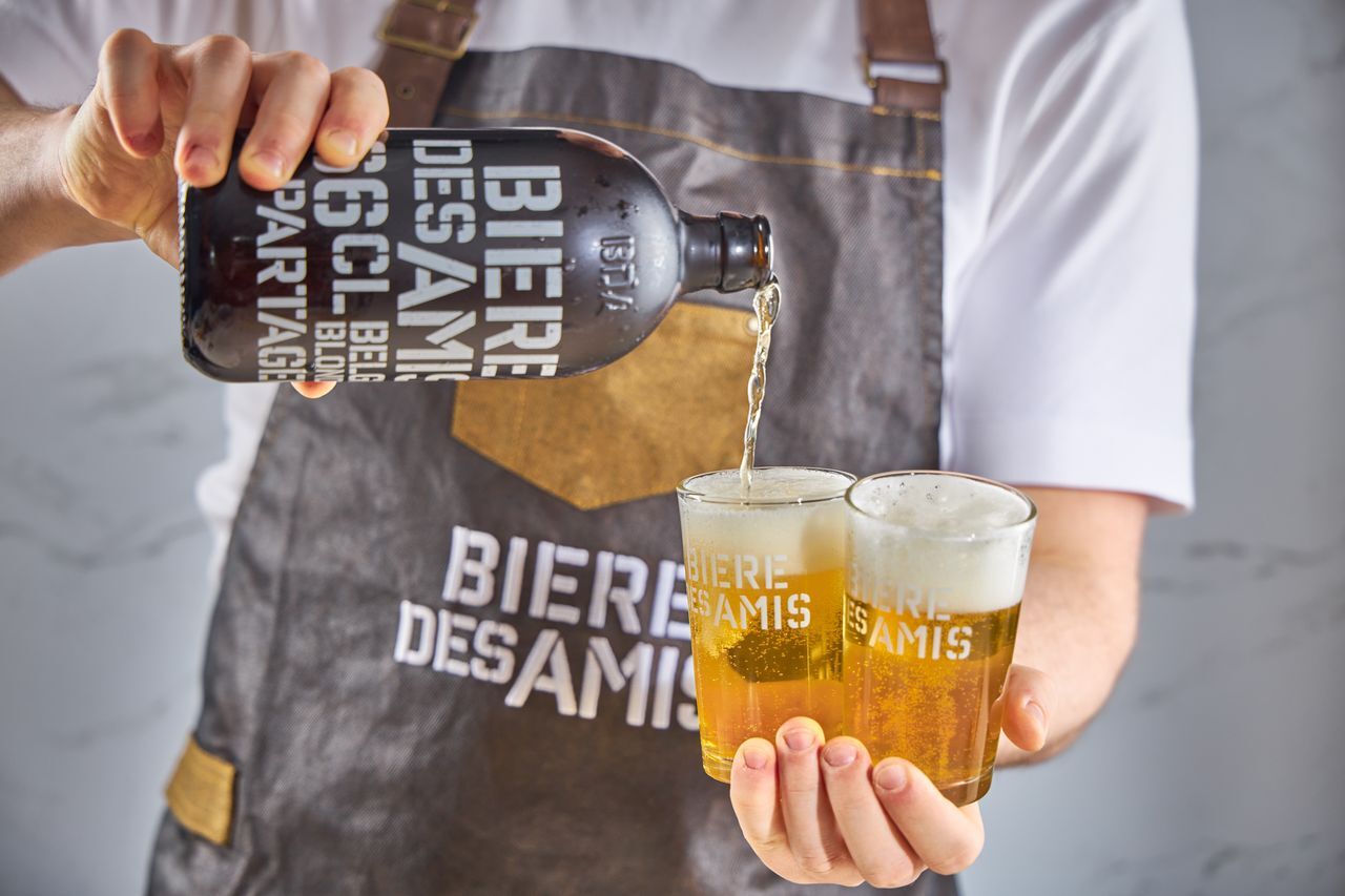 BIERE DES AMIS BLONDE 5.8% Image