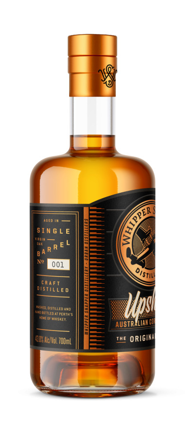 ウィッパースナッパー蒸留所 アップショット オリジナル オーストラリアン コーンウイスキー 43% ABV イメージ
