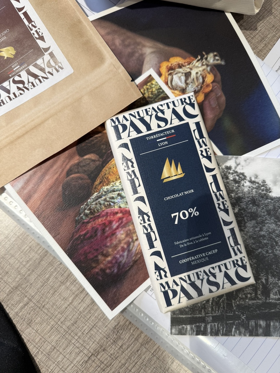 Single-origin dark chocolate bar 70% – Mexico (CACEP Cooperative) イメージ