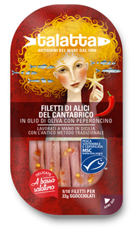 Talatta - MSC Cantabrian Anchovy Fillets in Olive Oil Image