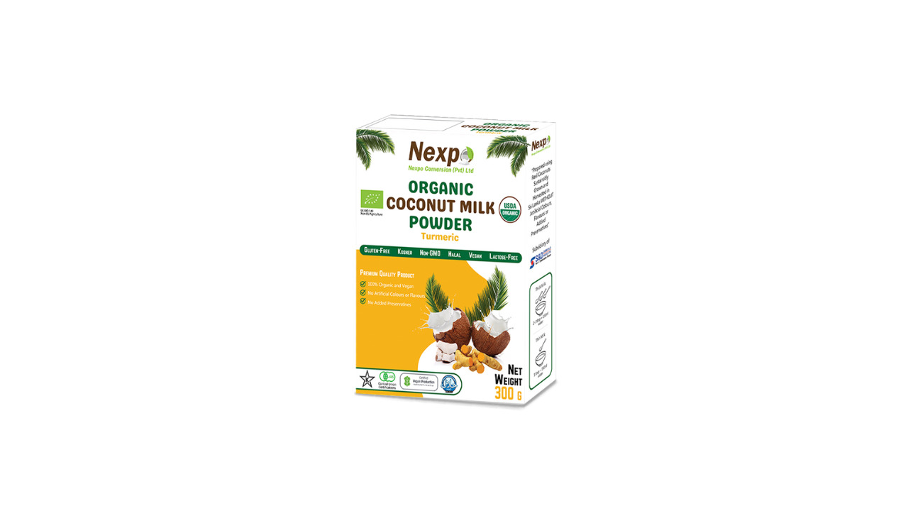 Organic Turmeric Flavoured Coconut Milk Powder  Image