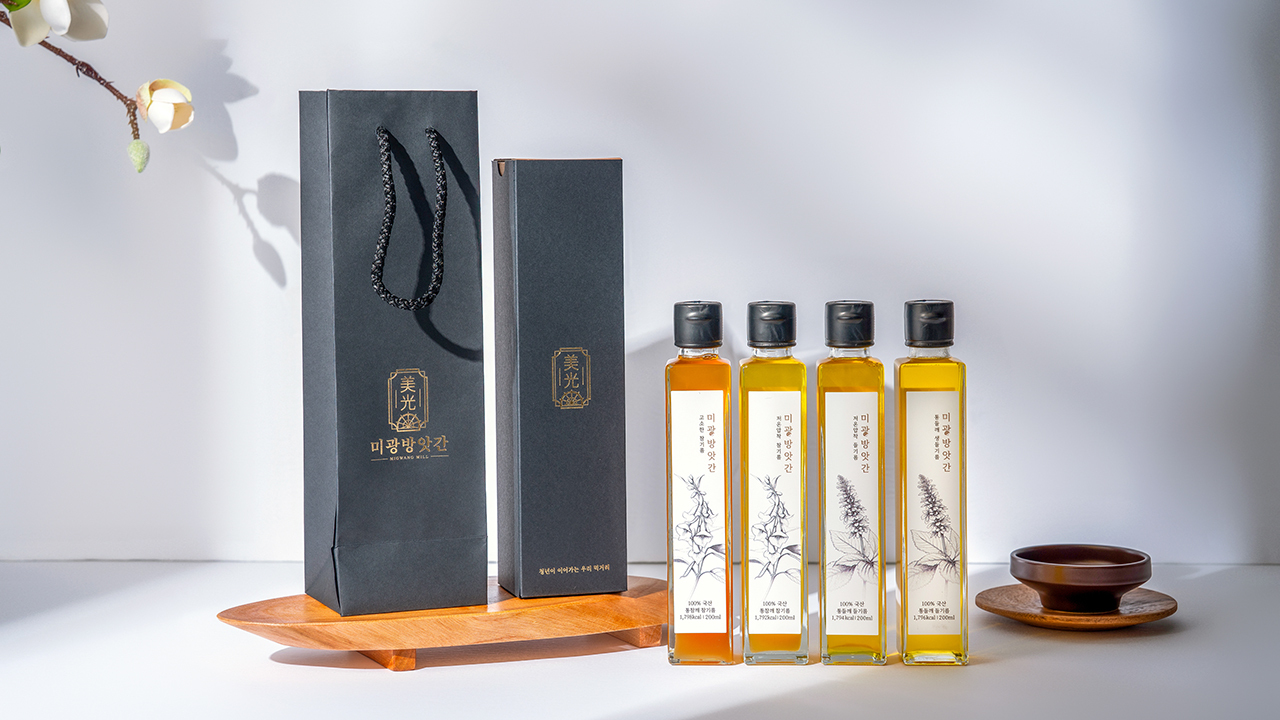 100% Korean Medium-Light Roast NuttyDrop Perilla Oil (Bottle & Stick) Image