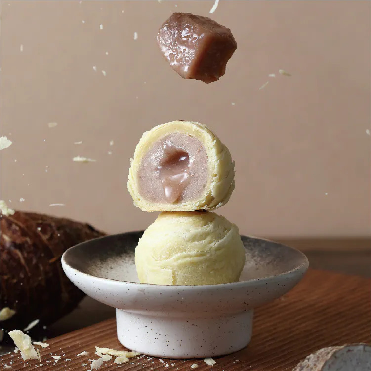 とろけるタロイモケーキあん イメージ