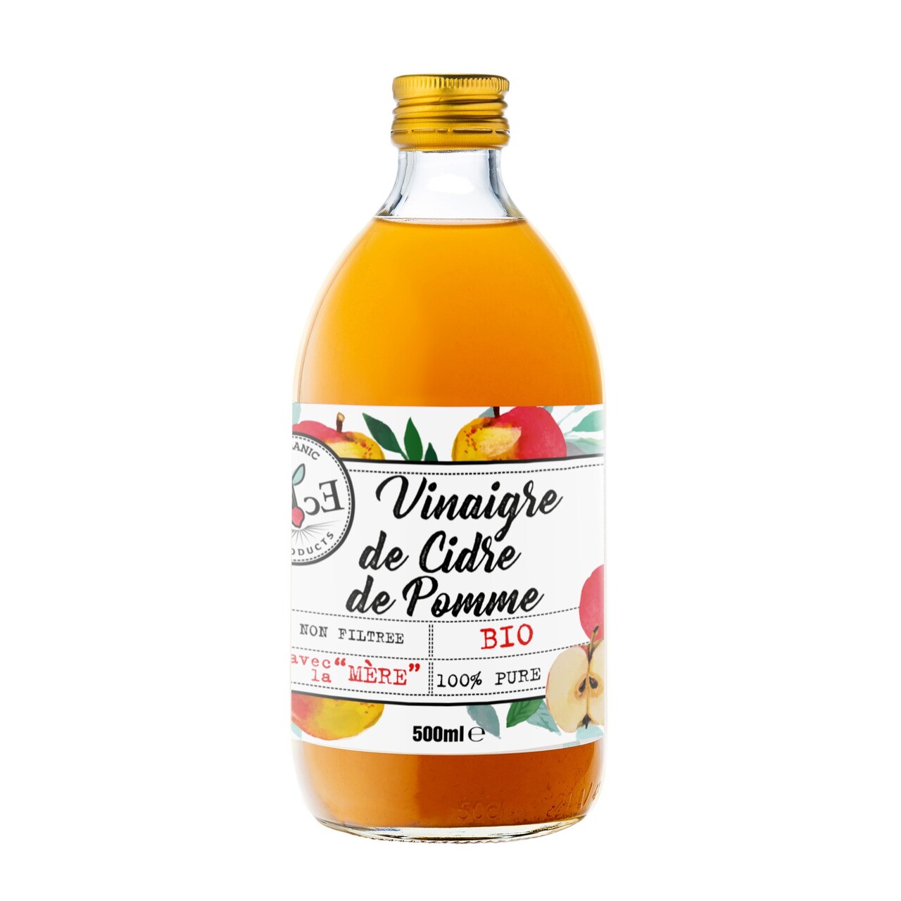 Organic Apple Cider Vinegar unfiltered unpasteurized with the mother Image